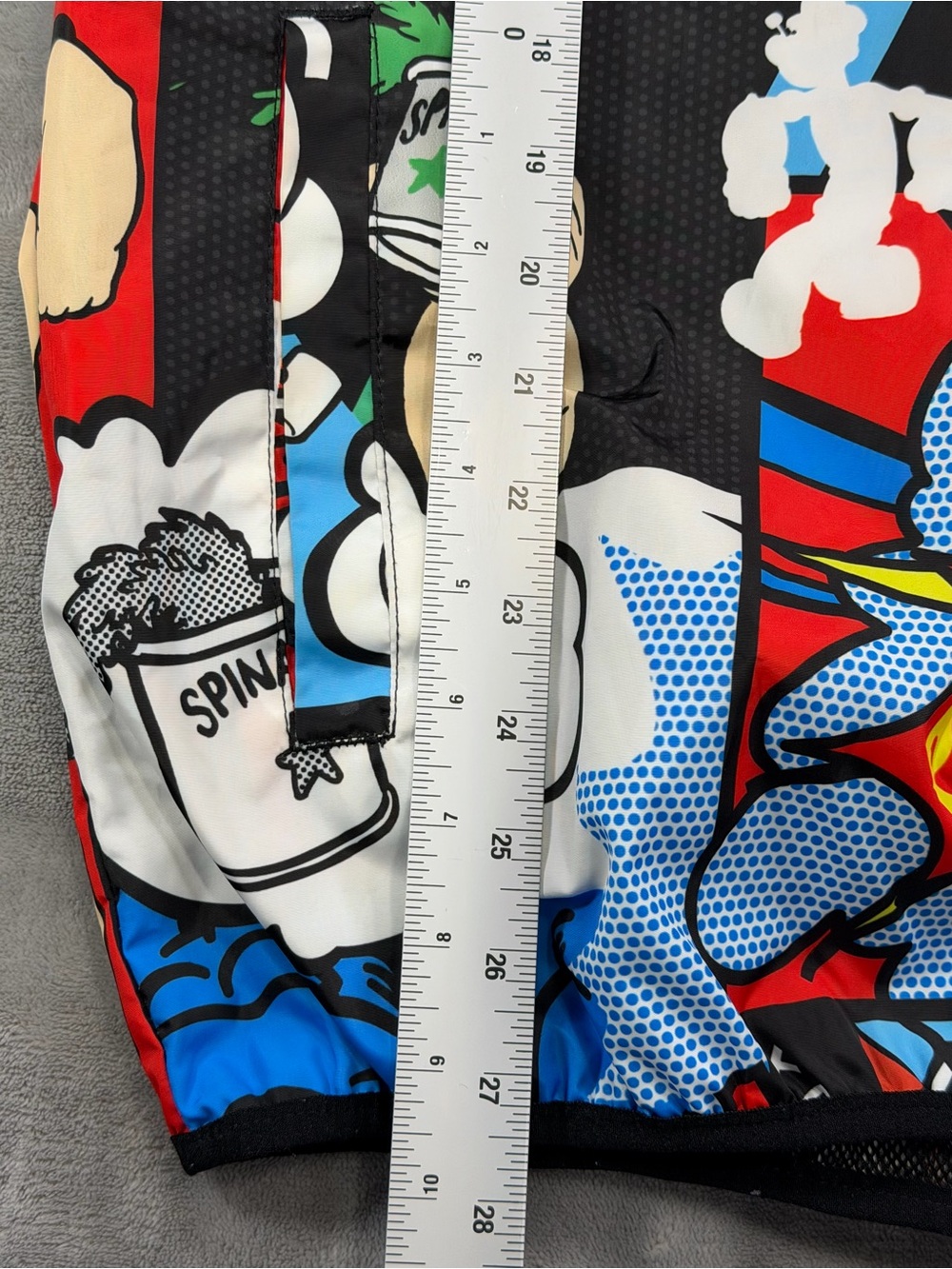Kids Popeye Multicolor Comic-Print Hooded Zip Jacket Boy School L - Picture 11 of 12